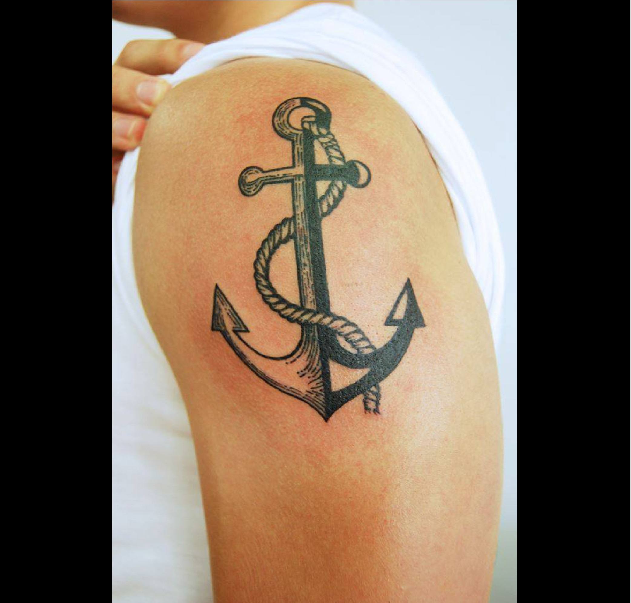 Flash Tattoos | Navy anchor | Tattoo visible for up to 2 weeks – The Flash  Tattoo