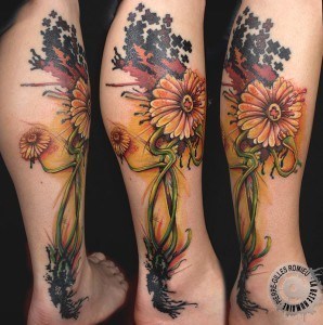 Tatouage Tournesol