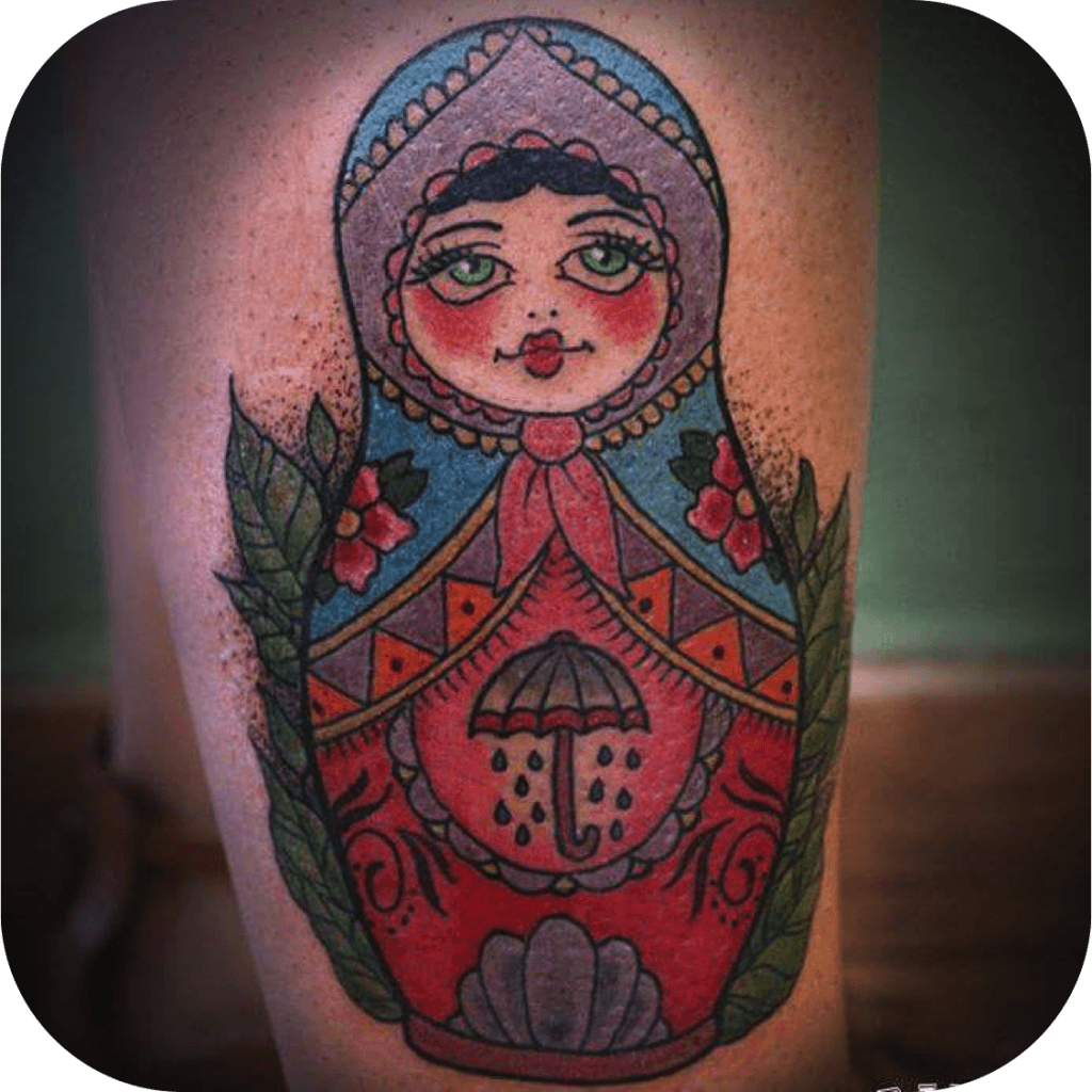 Tatouage Poupee Russe