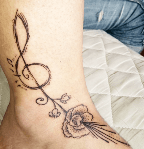 Tatouage Cle De Sol Partition