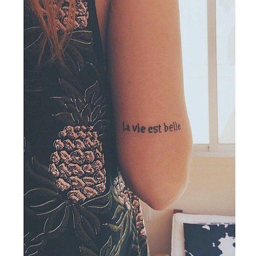 Tatouage Phrase Les Mots A Fleur De Peau Tattoome Le Meilleur Du Tatouage