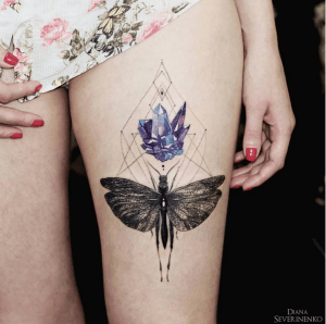 Diana Severinenko tatouage papillon