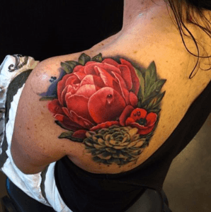 tattoo de fleur
