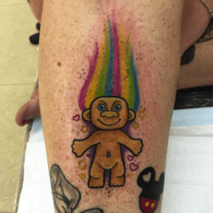 Tatouage annees 90 magic troll