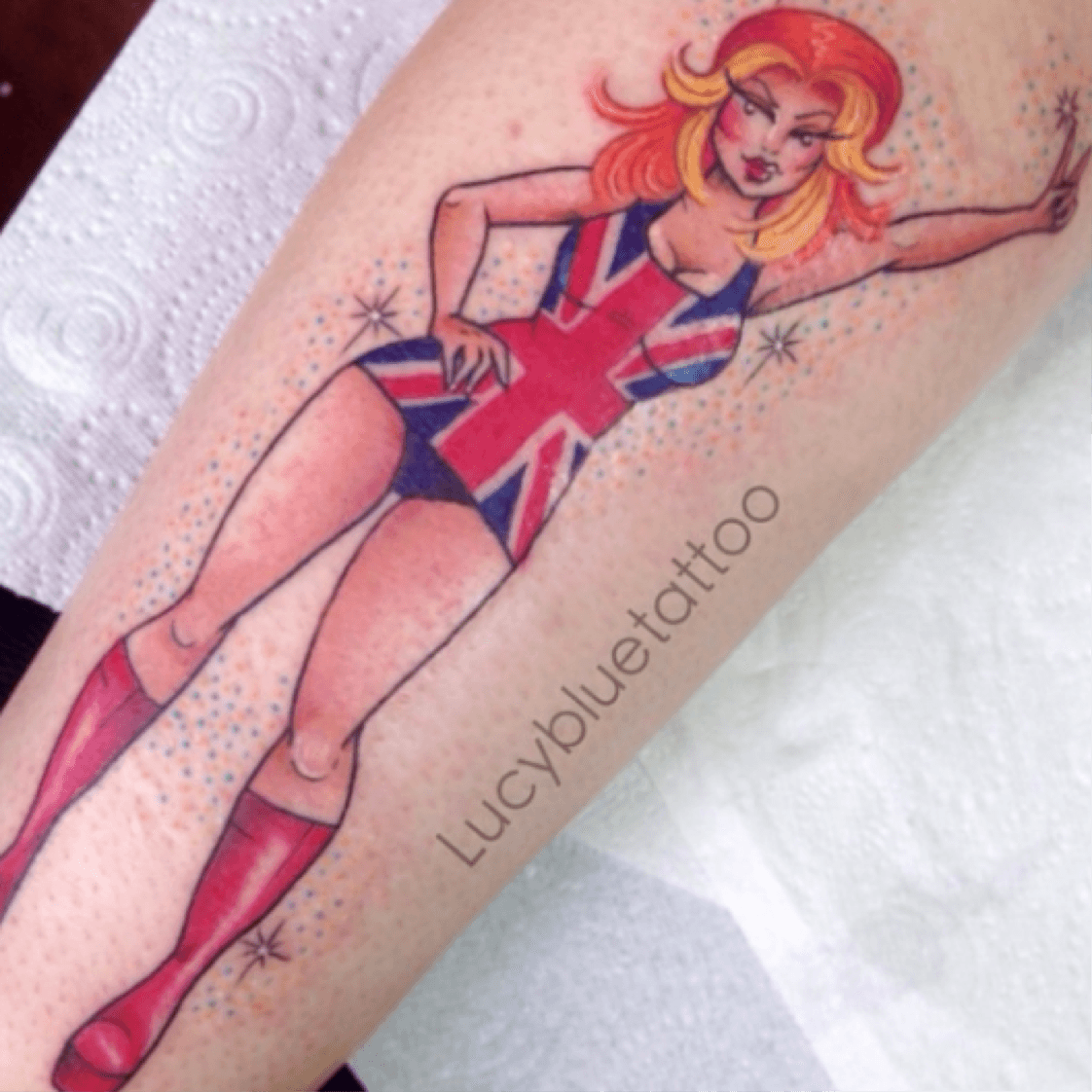 Tatouage spice girls annees çà