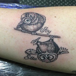 tatouage oiseau enfant