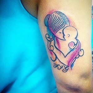 tatouage maman enfant