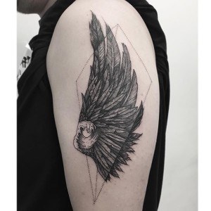 tatouage aile oiseau