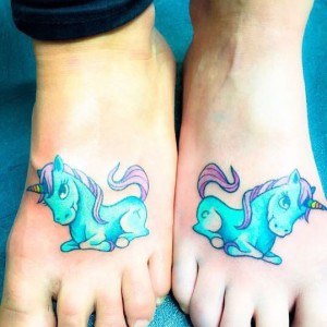 tatouage poney amitié