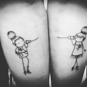 tatouage enfant amitié