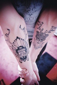 tatouage animaux avant bras