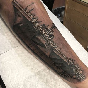 tatouage bateau militaire