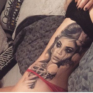 tatouage Beyonce star