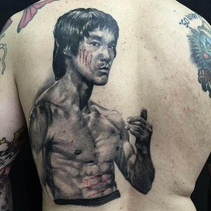 tatouage Bruce Lee star