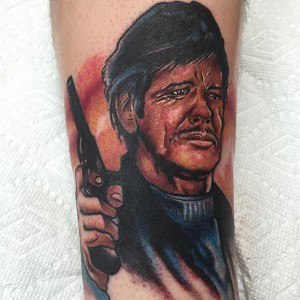 tatouage Charles Bronson star