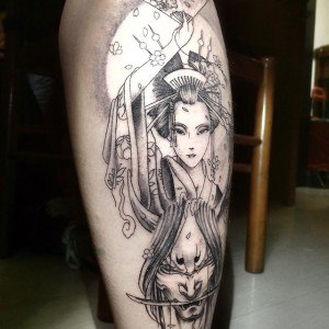 tatouage chinois femme