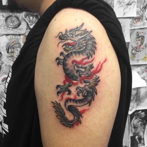tatouage dragon chinois
