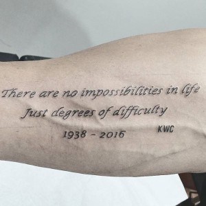 Tatouage message citation