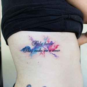 Tatouage simple citation