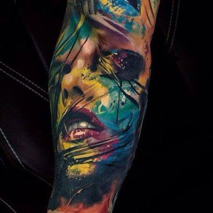 tatouage couleur 3D