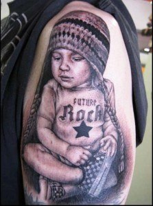 tatouage rock enfant