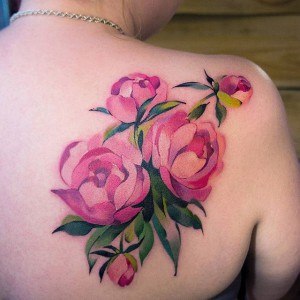 tatouage fleur russe
