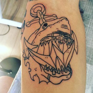 tatouage image requin