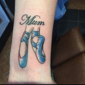 tatouage ballerine maman
