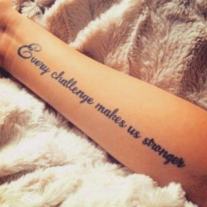tatouage message phrase