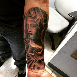 tatouage marie mexicain