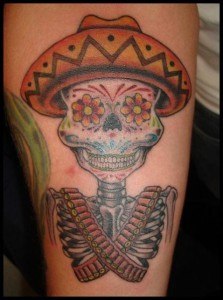 tatouage couleur mexicain