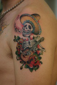 tatouage musique mexicain