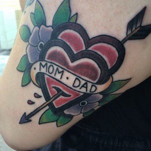 tatouage papa maman