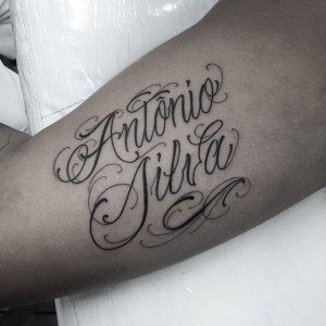 tatouage prenom calligraphie