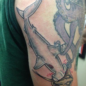 tatouage requin