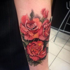 tatouage roses russe
