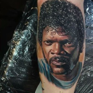 tatouage Samuell Jackson star