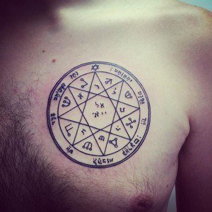 tatouage rond symbole