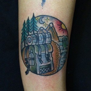 tatouage aventure voyage