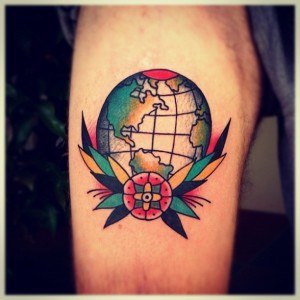 tatouage couleur voyage