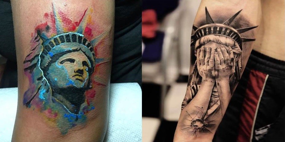Tatouage Statue De La Liberté
